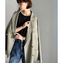 【mily bilet】ウールライクスタンド2WAYカラーリングニットコート 1.jpg