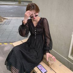 21年新作 グレンチェック柄 7分丈袖 シャツ生地ドッキングワンピース 品番 Cocw Cocomomo ココモモ のレディースファッション通販 Shoplist ショップリスト