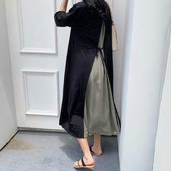 21年新作 グレンチェック柄 7分丈袖 シャツ生地ドッキングワンピース 品番 Cocw Cocomomo ココモモ のレディースファッション通販 Shoplist ショップリスト