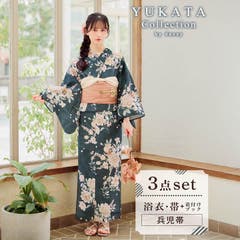 Dazzy storeレトロガーリーピオニー浴衣 帯付き 2点セット Dazzy storeレトロガーリーピオニー浴衣 帯付き 2点セット