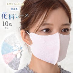 651 不織布マスクカバー レース 花柄刺繍 総柄 フラワー ホワイト 白 651 不織布マスクカバー レース 花柄刺繍 総柄 フラワー ホワイト 白