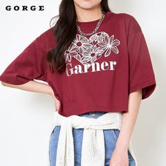 スマイルフラワー刺しゅうTシャツ[品番：GORW0009141]｜GORGE