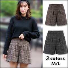 パンツ ショートパンツ チェック 品番 Hnsw Honeys ハニーズ のレディース ファッション通販 Shoplist ショップリスト