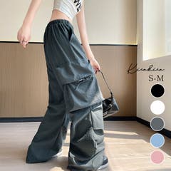 ストレートシルエットパラシュートカーゴパンツ 3サイズ