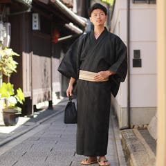 メンズ 男性 浴衣 単品 ｂ二筋縞 品番 Teiw 京のおしゃれ屋 キョウノオシャレヤ のメンズ ファッション通販 Shoplist ショップリスト