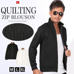ジップブルゾン メンズ ニット[品番：LU000012196]｜LUXSTYLE（ラグ
