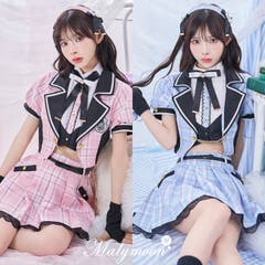 マリームーン クラシカルダブルリボンセーラー　制服　ジャンスカ　コスプレ衣装 即日発送】クラシカルダブルリボンセーラー《ハロウィンコスプレ