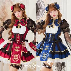 中村里砂着用】ティアードレザーデビル《ハロウィンコスプレ9点セット