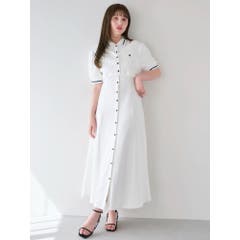 WEB限定】ハートパターンシャーリングワンピース[品番：MKSW0069251