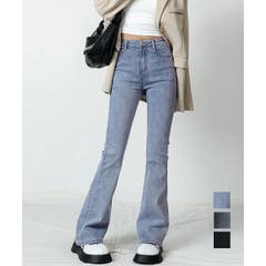 フレアパンツ デニム ジーンズ[品番：JRKW0002965]｜shoppinggo