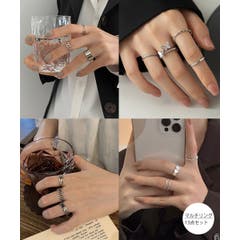 リングセット レディース 韓国風 指輪[品番：II000008213
