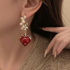 超ロングピアス チェーンピアス 存在感抜群[品番：XL000002824