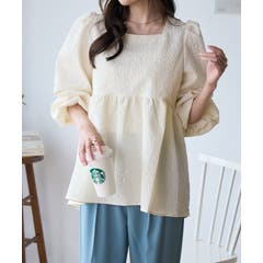 ロゴ刺繍半袖Tシャツ[品番：LAVW0008884]｜Leilian（レリアン