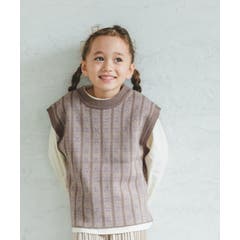 P ペアマノン ぺあまのん ペアマノン | 【ママとおそろい】花柄 ジャガード ニット ベスト ユニセックス S M L 100cm 110cm 120cm 130cm 140cm 150cm pairmanon ペアマノン キッズ服 女の子 ガールズ 女児 男の子 ボーイズ 子供服 子ども キッズ かわいい おしゃれ おでかけ おそろい シンプル プチプラ