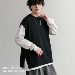 OY オーワイ ハートステッチニットベスト[品番：PBIW0002709