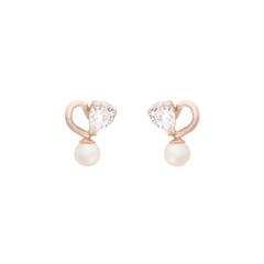K10PG ハートピアス[品番：STJW0014854]｜Samantha Tiara（サマンサ