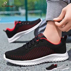 セール】【shoes365】パッチワークデザイン厚底メッシュ