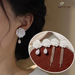 蝶々ピアスセット 8個セット ミニマットクリアカラー[品番