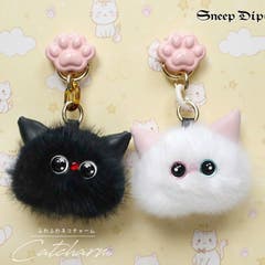 p028】ゆらゆら尻尾ねこチャーム [品番：ASHW0001603]｜SneepDip