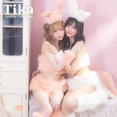 ツインカラーファーキャット《ハロウィンコスプレ8点セット