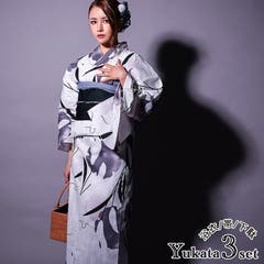 流水×金魚柄浴衣3点セット 妖艶浴衣 セクシー浴衣[品番：XK000013473