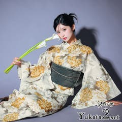 Tika ひまわり柄 浴衣2点セット[品番：XK000013410]｜Tika（ティカ