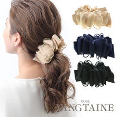 アンティーク調フラワーバレッタ/ヘアクリップ/ヘアアクセサリー