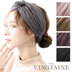 バイカラー ターバンヘアバンド ヘアターバン[品番:VTNA0003514 ...