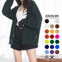 W wego ウィゴー うぃごー　WEGO | ドロップショルダーカラーカーディガン