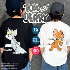 トム&ジェリー オーバーサイズTシャツ キッズ[品番：MSSK1628234