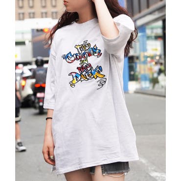 Tシャツ半袖 ホットドッグ さがら刺繍[品番：GRVK0002987
