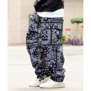 SSZカット6PKT ペイズリーカーゴパンツ Sサイズ
