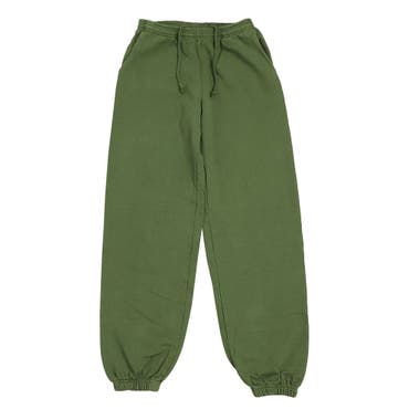 ロサンゼルスアパレル　ブラックナイロンストレートパンツ LOS ANGELES APPAREL スウェットパンツ ジャージ 「Los Angeles