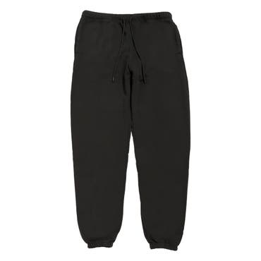 ロサンゼルスアパレル　ブラックナイロンストレートパンツ ロサンゼルスアパレル ロスアパ スウェットパンツ[品番