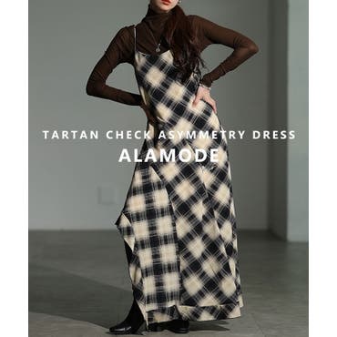 バンドカラーチェックシャツワンピース[品番：ITKW0023382]｜MICHEL