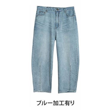 cafune デニムカーブパンツ 定価¥17,600 cafune (カフネ) デニム パンツ カーブシルエット ウォッシュ