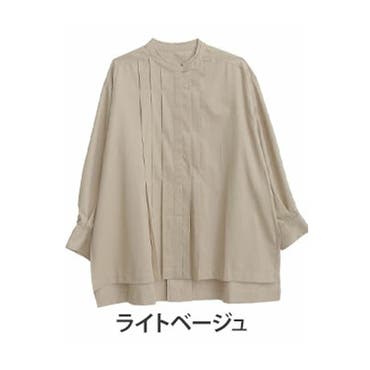 チャイハネ】ロギータ刺繍バンドカラーシャツ[品番：ACNW0029371