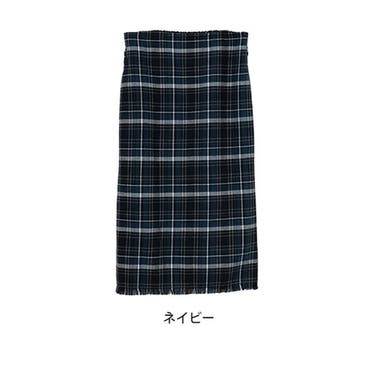 ヘムフリンジツイードタイトスカート[品番：MKSW0047127