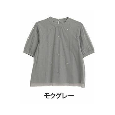 クマ花柄プリント ダンガリーシャツ[品番：SRSW0000065]｜ScoLar