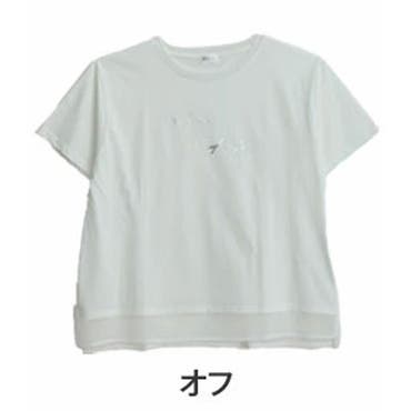 tシャツ 「ililil/イルイルイル」「クマのエケチェンTシャツ」くまプリント半袖Tシャツ レディース セール】『ililil/イルイルイル』【クマのエケチェンTシャツ