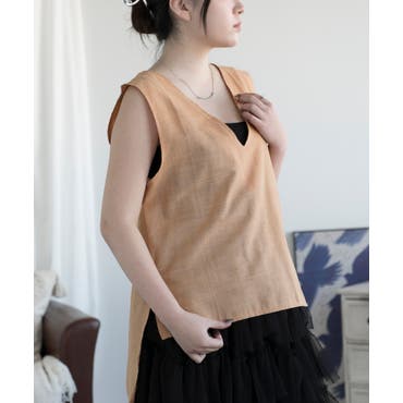 【新品】オメカシ　Onfスクエアタンクチュニック　オンフ セール】Onfスクエアタンクチュニック（Tシャツ/カットソー