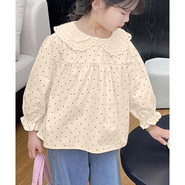 韓国子供服 ギンガムチェックブラウスシャツ キッズ[品番