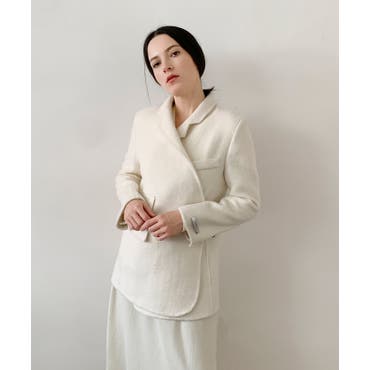 フェイクファーフーデッドショートコート[品番：LAVW0006016]｜Leilian