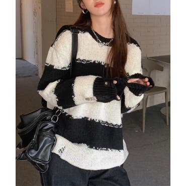 SLOBE IENA スローブイエナ】ハンドフェアアイルニット◇[品番
