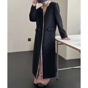 Louere（ルエレ）の「ループツイードチェスターロングコート