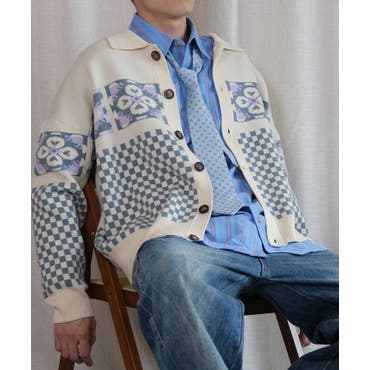DENIM & SUPPLY ネイティブ柄 ショールカラー カーディガン POLO RALPH