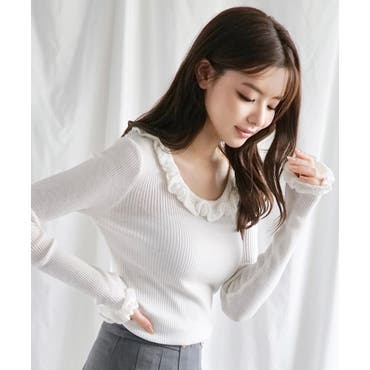 美品♡レリアン パール レース ブラウス バルーンスリーブ 近年