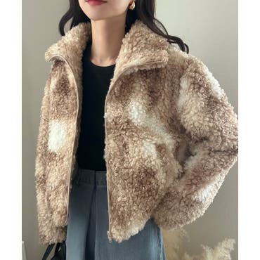 フェイクファーコート[品番：LAVW0018865]｜LANVIN en Bleu（ランバン