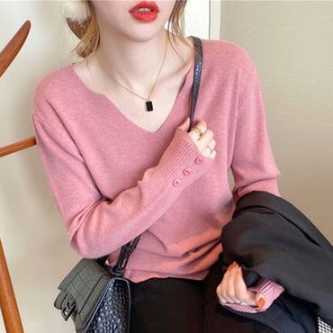 CAPRICIEUX LE'MAGE】FOXカシミアドルマンニット[品番：PALW0006976