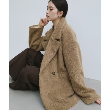 フェイクファーコート[品番：LAVW0018865]｜LANVIN en Bleu（ランバン